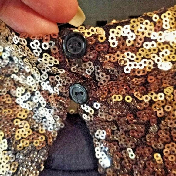 The Edit by Seventeen Juniors' Sequined Open-Back - Picture 3 of 8